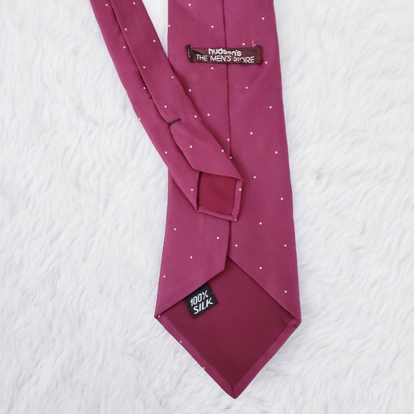 Hudson's The Mens Store Men 100% Silk Necktie Size 58x3.25 - NWOT - Picture 5 of 5